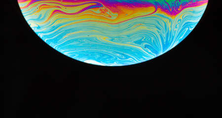 Abstract bright colorful circle backgroundの写真素材