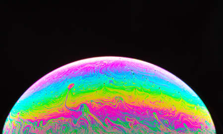 Abstract bright colorful circle backgroundの写真素材