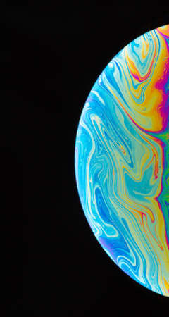 Abstract bright colorful circle backgroundの写真素材