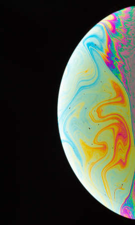 Abstract bright colorful circle backgroundの写真素材