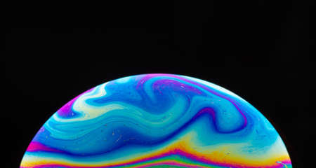 Abstract bright colorful circle backgroundの写真素材