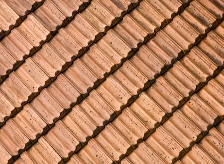 Old tile roof