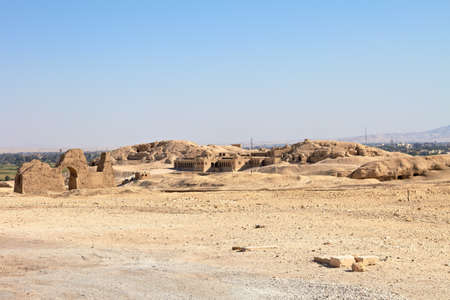 Temple between the Valley of Kings and the Valley of Queens, Luxor, Egypt