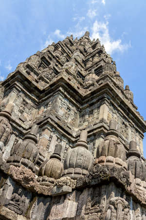 Prambanan temple near Yogyakarta on Java island, Indonesiaのeditorial素材