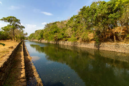 Gardens of Sigiriya Lionの写真素材