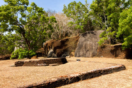 Gardens of Sigiriya Lionの写真素材