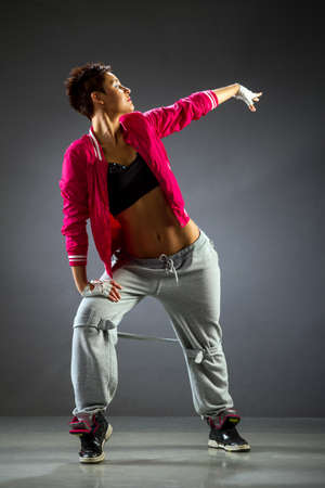 Beautiful dancer Studio Shotの写真素材