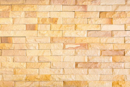 Brick wall design as mortar background textureの写真素材