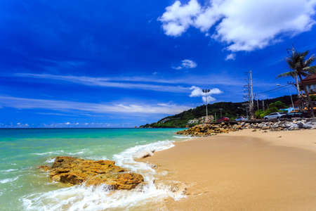 Gorgeous Kalim Beach at morning, Phuket, Thailandの写真素材