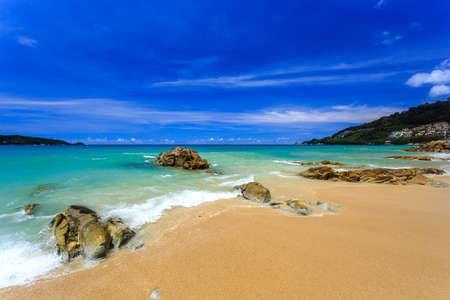 Gorgeous Kalim Beach at morning, Phuket, Thailandの写真素材
