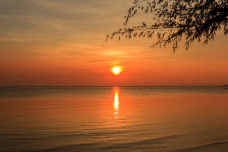 Dramatic Sunset in Phuket, Thailandの写真素材