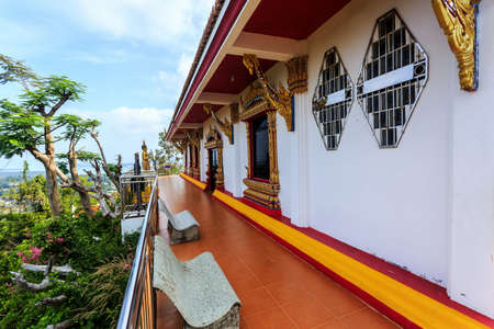 Side view of Wat Kho Sirey Temple, Phuket, Thailandの写真素材