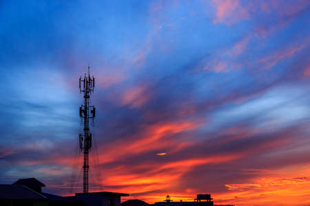 Magic Unreal Colorful Sky at Sunrise.