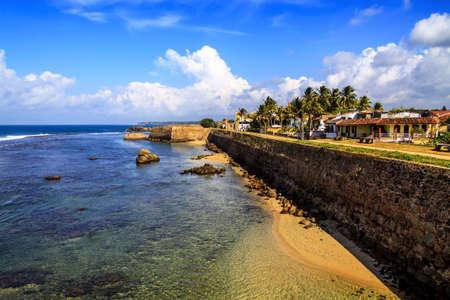 Ocean coast of Fort Gale at Sri Lanka.Horizontal orientationの写真素材