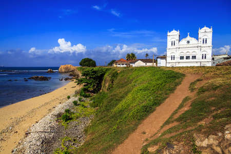 Ancient Church in Fort Gale at Sri Lanka. Horizontal orientationの写真素材
