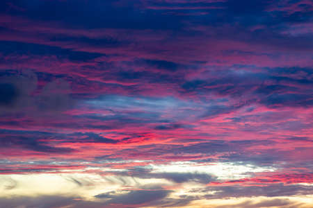 Magic Unreal Colorful Sky at Sunrise. Thailand