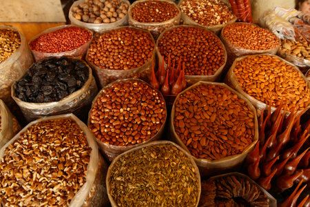 TBILISI, GEORGIA - JULY 18: Street market in Old Tbilisi - Street market is the component of traditional Georgian culture, July 18, 2011 in Tbilisi, Georgia. のeditorial素材