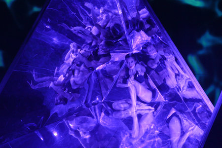 St. Petersburg, Russia -  October 29: Premiere show-performance of Color Dreams White Night, directed by Victor Kramer in the Theater Music Hall in St. Petersburg, Russia.のeditorial素材