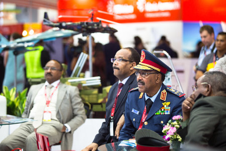 LANGKAWI, MALAYSIA - MAR 26: Unidentified participants during on LIMA'13 - Langkawi International...