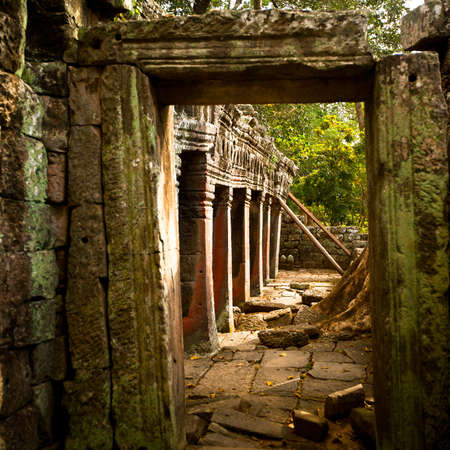 Angkor Wat complex, Siem reap,Cambodiaの写真素材
