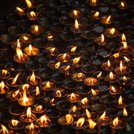 Church candlesの写真素材