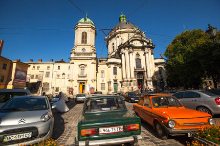 LVOV, UKRAINE - AUG 8: Lviv Museum of the History of Religion, Aug 8, 2012 in Lvov, Ukraine. The historic city center is on the UNESCO WorldHeritage List.のeditorial素材