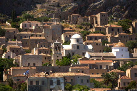 Monemvasia - medieval fortress in Greece.の写真素材