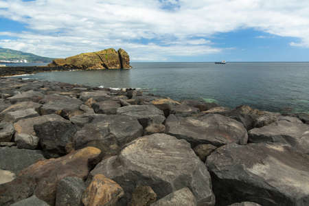 Sao Miguel island coast, the Azores in the Atlantic ocean.