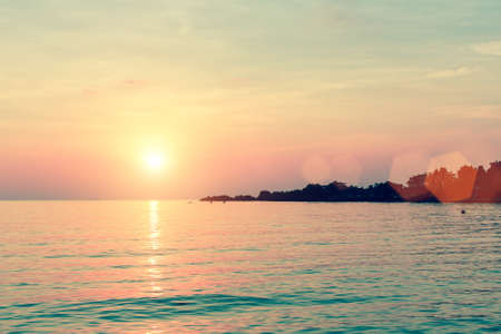 Beautiful sunset in Laguna seaside.の写真素材