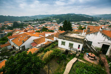 Top view of Lamego city, northern Portugal.の写真素材