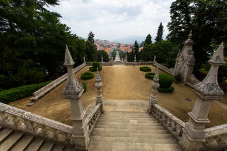Top view of Lamego city, northern Portugal.の写真素材