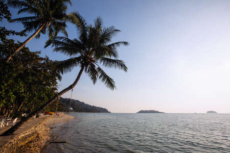 Beautiful a beach in tropics.の写真素材