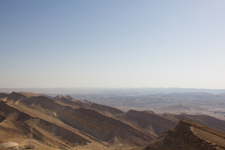Negev desert Israel non realistic view from desertの写真素材