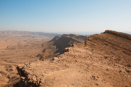 Negev desert Israel non realistic view from desertの写真素材