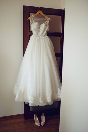 the dress of the brideの写真素材
