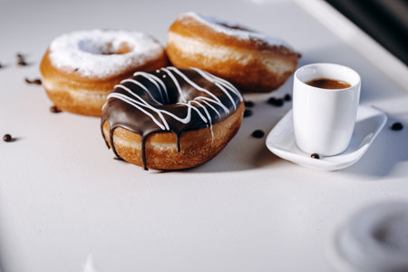 Indulge in Delicious Donuts and freshly brewed Coffee for a Perfect Morning experience