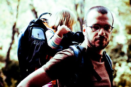 Hikingの写真素材