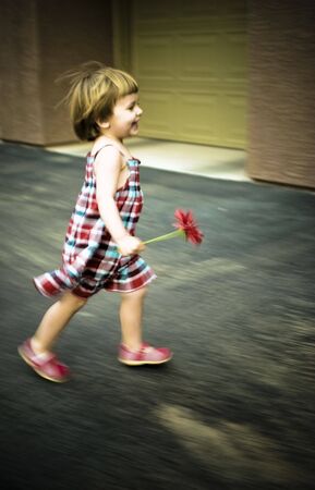 Cute two and half year old toddler girl.の写真素材