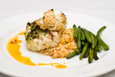 Restaurant prepared dishes, photographed fresh.