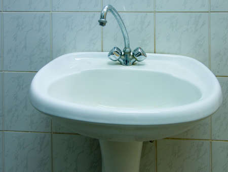 white faucetの写真素材