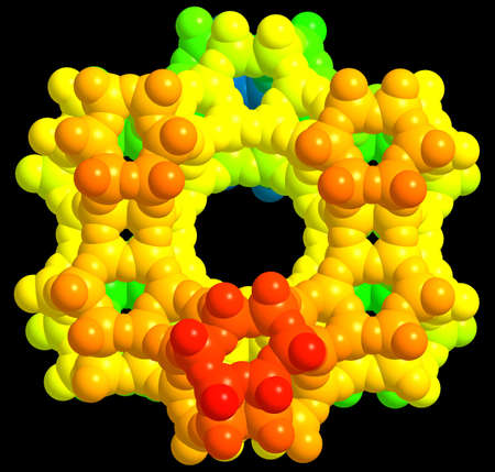 3d model of molecular structure