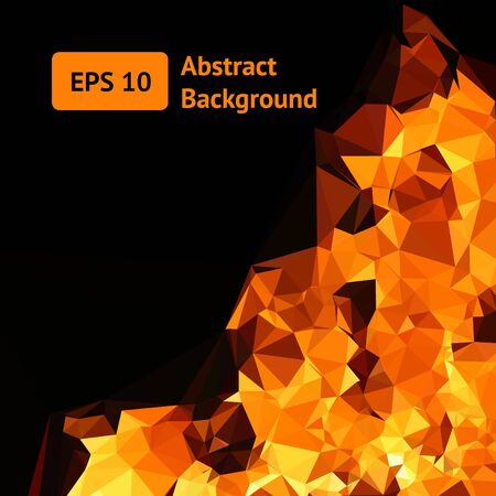 Abstract fire backgroundのイラスト素材