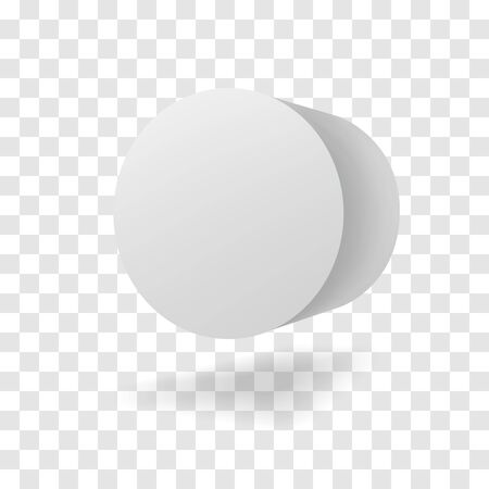 transparency background with isolated vector cylinder, abstractのイラスト素材