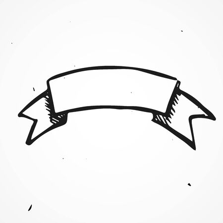 Hand drawn sign of history arms, doodle elementのイラスト素材