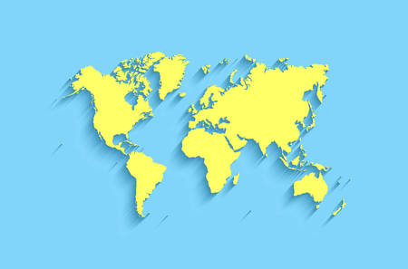 Abstract vector of world map as background.のイラスト素材