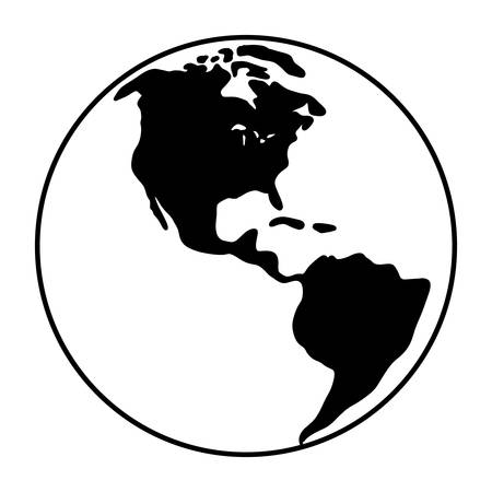 World globe iconのイラスト素材
