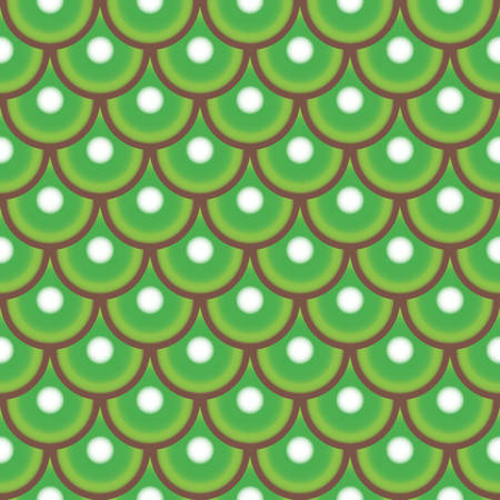 Pattern with kiwiのイラスト素材