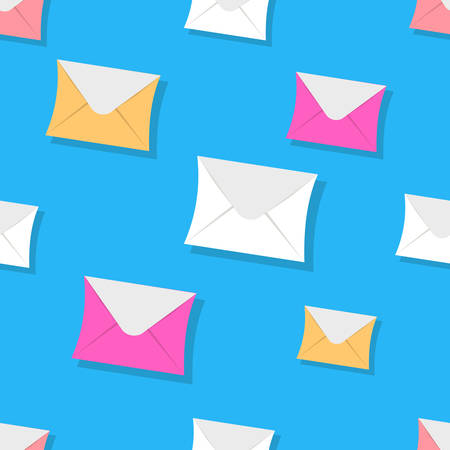 Emails patternのイラスト素材