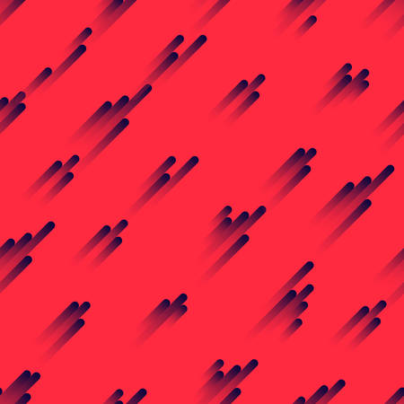 Speed seamless pattern of particles moving. Abstract motion background in bright colors. Dynamic vector illustration for the background, website, flyers, brochures and presentations in modern styleのイラスト素材