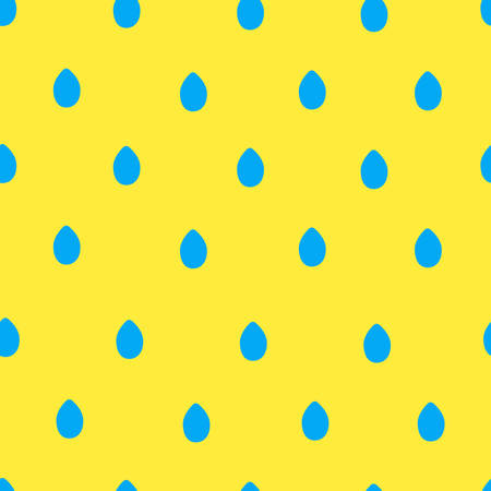 seamless colorful rain drops pattern on white background. vector illustration for the background display, website, flyers, brochures and children's fashion in a modern styleのイラスト素材